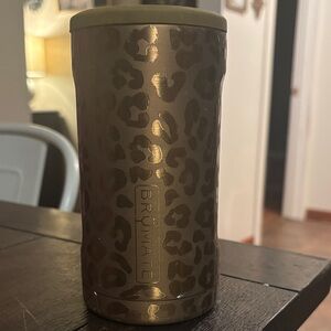 Leopard Print Insulated Tumbler - Brown
